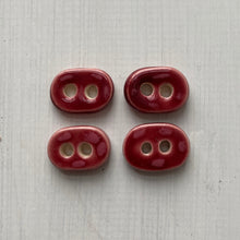 Load image into Gallery viewer, Single Tiny Oval Ceramic Buttons 19mm