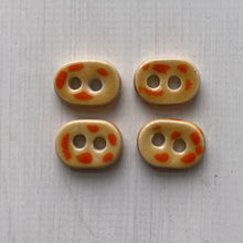 Load image into Gallery viewer, Single Tiny Oval Ceramic Buttons 19mm
