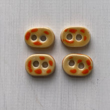 Load image into Gallery viewer, Single Tiny Oval Ceramic Buttons 19mm