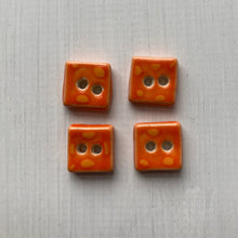 Load image into Gallery viewer, Single Tiny Square Buttons 13mm