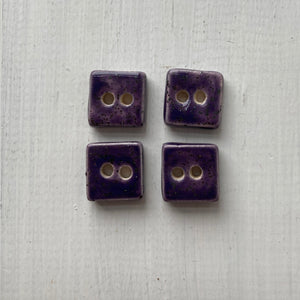 Single Tiny Square Buttons 13mm