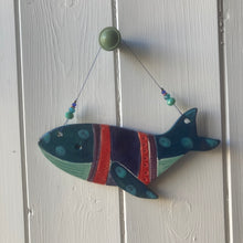 Load image into Gallery viewer, Ceramic Whale Decoration - Made to order