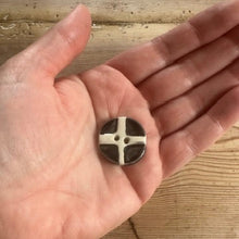 Load image into Gallery viewer, Cornish Buttons - St Piran’s Flag
