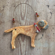 Load image into Gallery viewer, Border Terrier Ceramic Decoration
