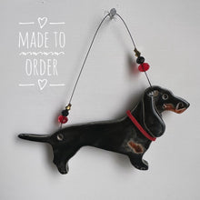 Load image into Gallery viewer, Black &amp; Tan Dachshund - Made to Order
