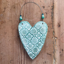 Load image into Gallery viewer, Moon Gazing Hare Heart Decoration
