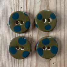 Load image into Gallery viewer, Single Small Spotty Dotty Round Buttons 22mm
