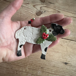Festive Sheep Decoration