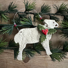 Load image into Gallery viewer, Festive Sheep Decoration
