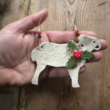 Load image into Gallery viewer, Festive Sheep Decoration
