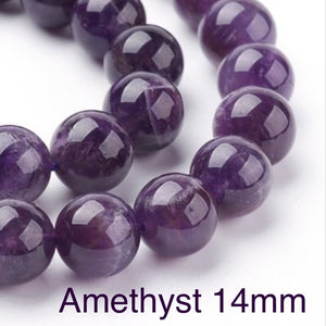 Amethyst 14mm beads