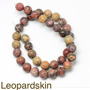 leopardskin beads