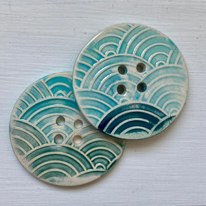 Wave Buttons 4.5cm