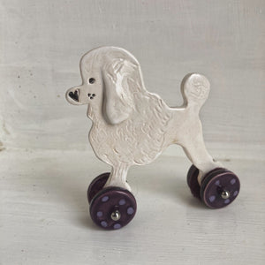 Poodle Woof on Wheels