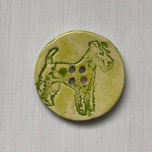 Load image into Gallery viewer, Terrier Ceramic Dog Buttons 4.5cm
