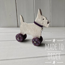 Load image into Gallery viewer, Westie &quot;Woof on Wheels&quot;
