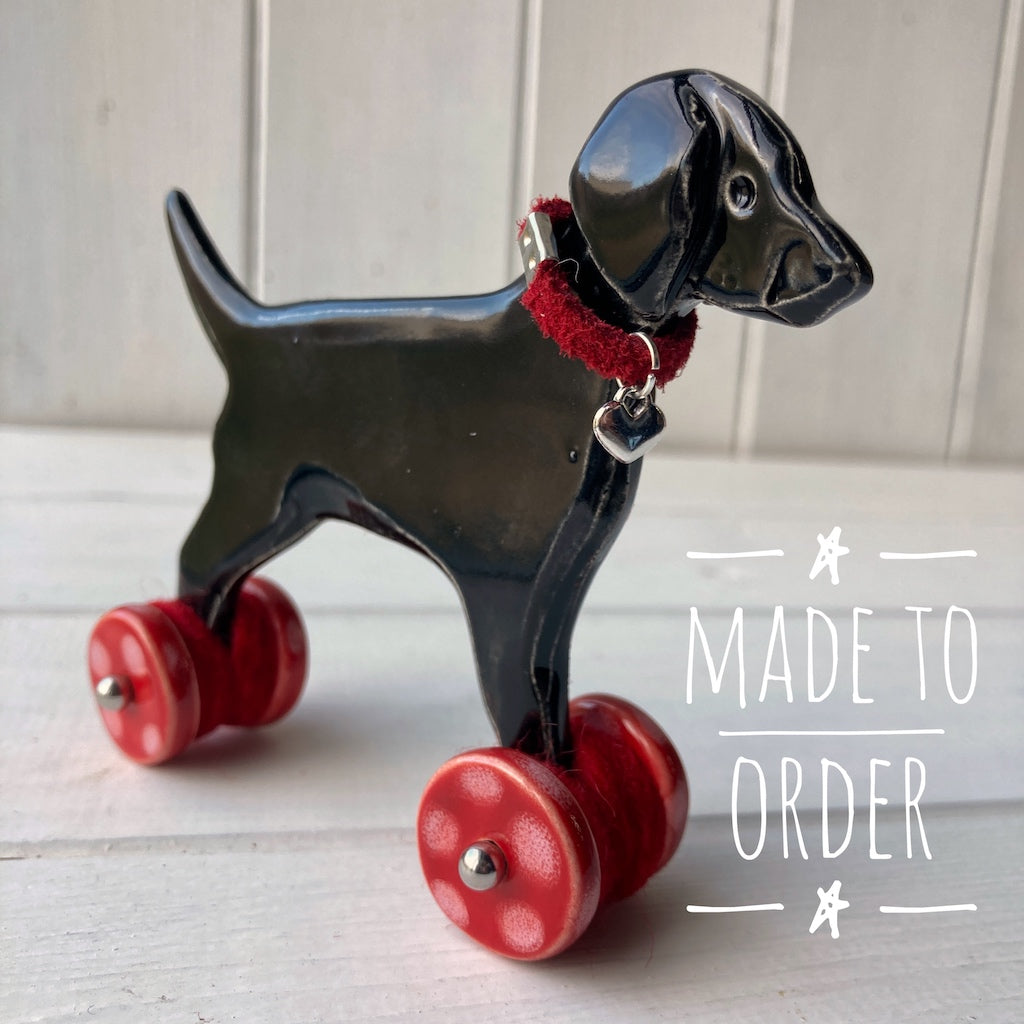 Black Labrador Ceramic 