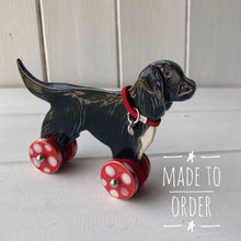 Load image into Gallery viewer, Spaniel Woof on Wheels (long tail)
