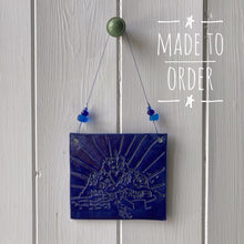 Load image into Gallery viewer, Royal Blue St Michael&#39;s Mount Decoration
