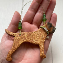Load image into Gallery viewer, Border Terrier Ceramic Decoration
