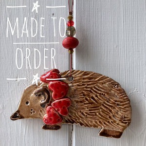 Hedgehog Ceramic Decoration