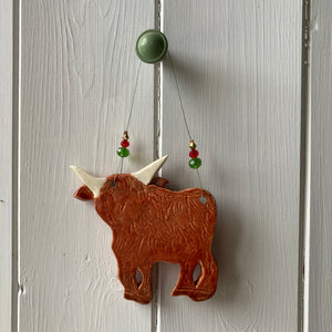 Festive Coo - Highland Cow
