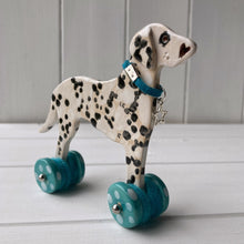 Load image into Gallery viewer, Dalmatian &quot;Woof on Wheels&quot;
