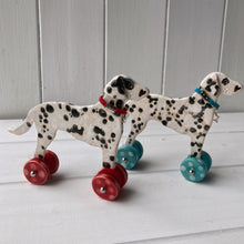 Load image into Gallery viewer, Dalmatian &quot;Woof on Wheels&quot;
