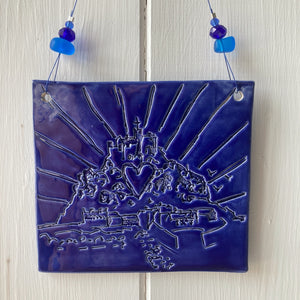 Royal Blue St Michael's Mount Decoration