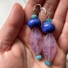 Load image into Gallery viewer, Amethyst Drop Earrings
