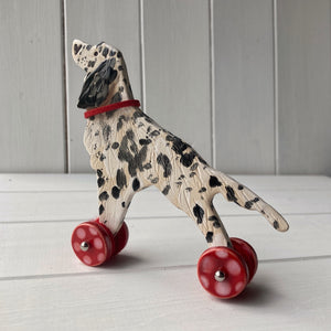 Setter "Woof on Wheels"