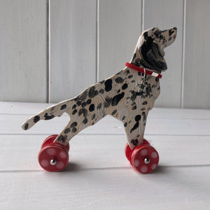 Setter "Woof on Wheels"