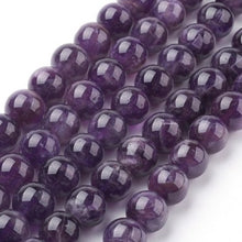 Load image into Gallery viewer, Amethyst 14mm beads
