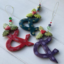Load image into Gallery viewer, Festive Ampersand Decoration
