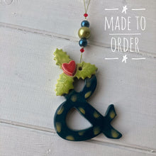 Load image into Gallery viewer, Festive Ampersand Decoration
