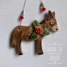 Load image into Gallery viewer, Festive Donkey
