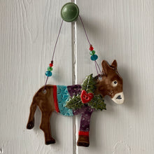 Load image into Gallery viewer, Festive Donkey in a Jumper
