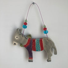 Load image into Gallery viewer, Festive Donkey in a Jumper
