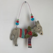 Load image into Gallery viewer, Festive Donkey in a Jumper
