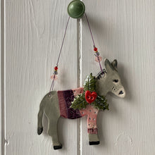 Load image into Gallery viewer, Festive Donkey in a Jumper
