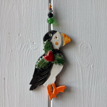 Load image into Gallery viewer, Festive Puffin Decoration
