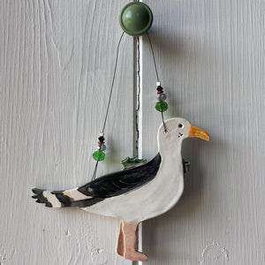 Festive Seagull Decoration - Made to order