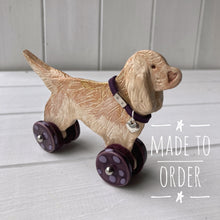 Load image into Gallery viewer, Golden Cocker &quot;Woof on Wheels&quot;
