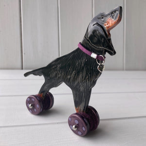 Setter "Woof on Wheels"