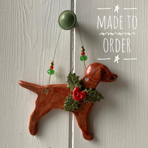 Festive Fox Red Labrador -  Made to Order