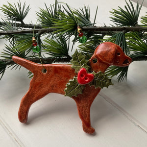 Festive Fox Red Labrador -  Made to Order