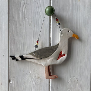 Large Seagull Decoration