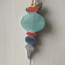 Load image into Gallery viewer, Long Festive Ornament
