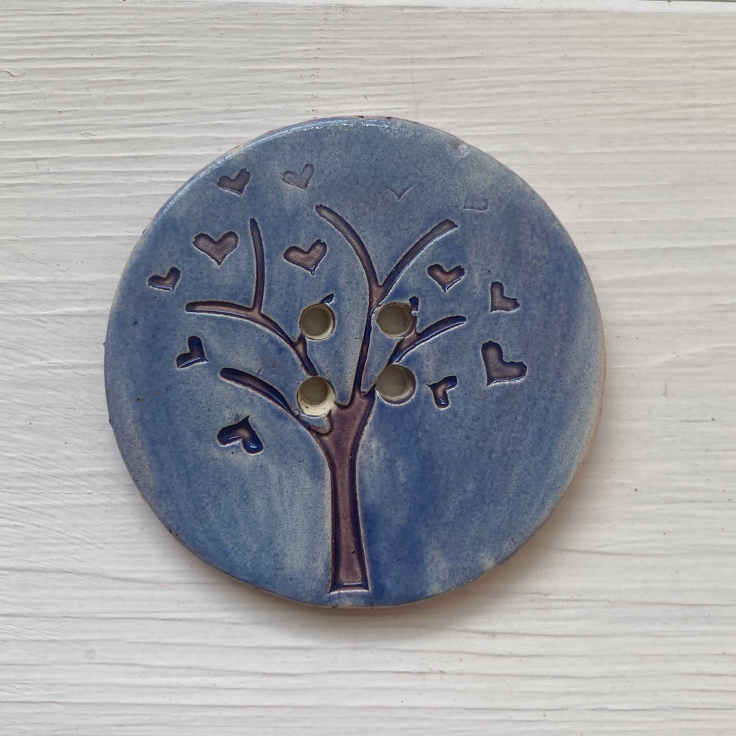 Love Tree Buttons 4.5cm