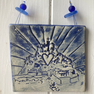 Blue St Michael's Mount Decoration